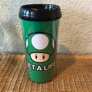 Nintendo Super Mario 1-Up Mushroom Travel Tumbler